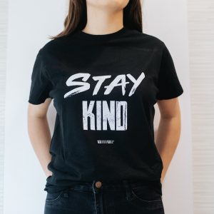 Tricou STAY KIND - Negru